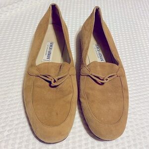 Giorgio Armani Brown Suede Loafers Women's Size 35 (5 USA)
